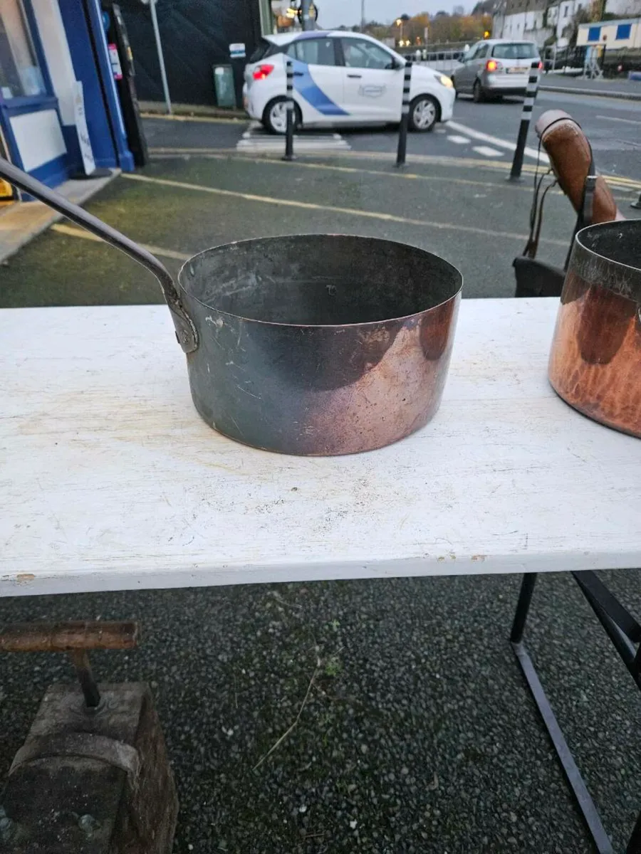 Vintage Copper Pot - Image 2