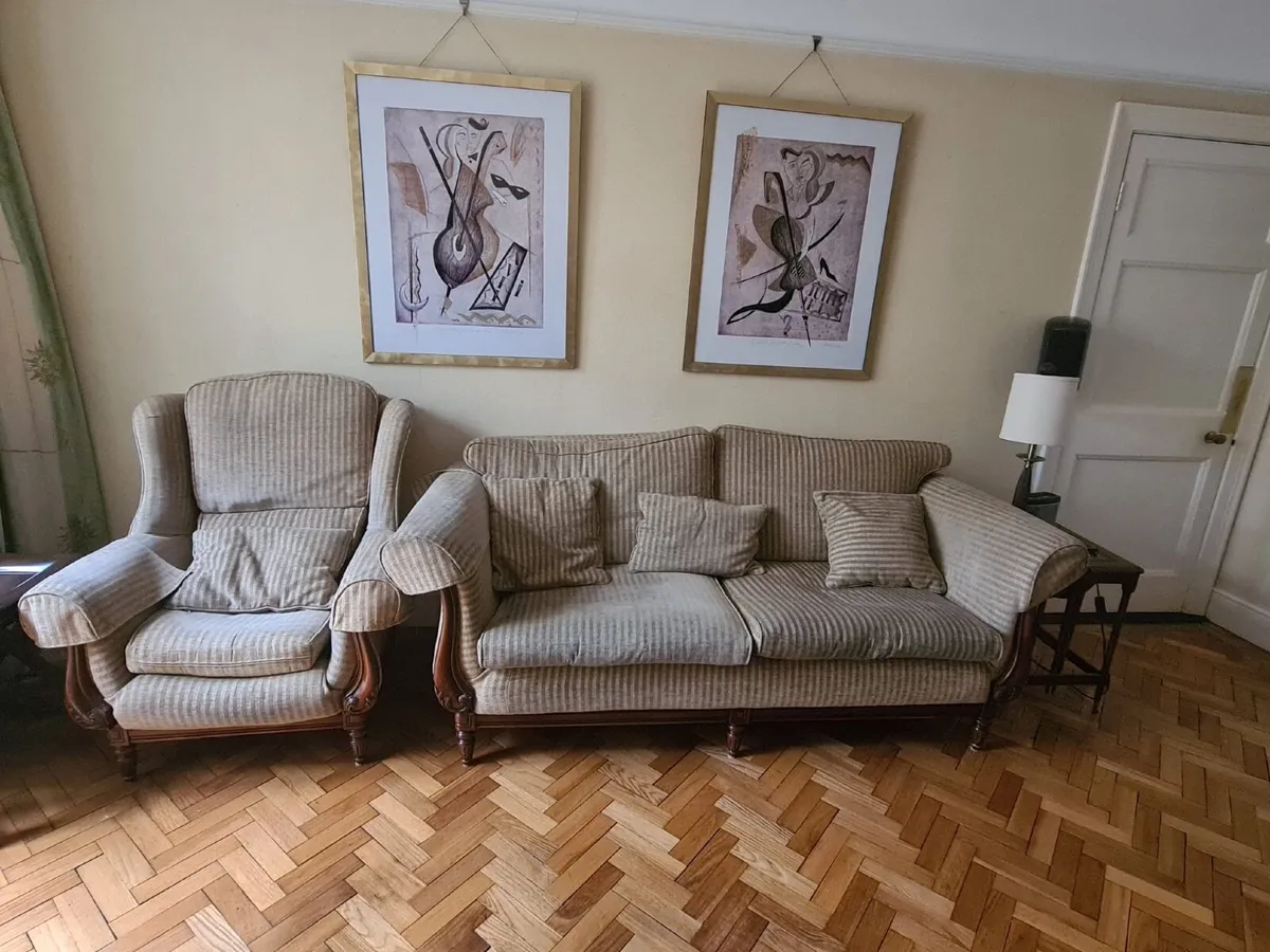 Couch and Armchair - Image 1