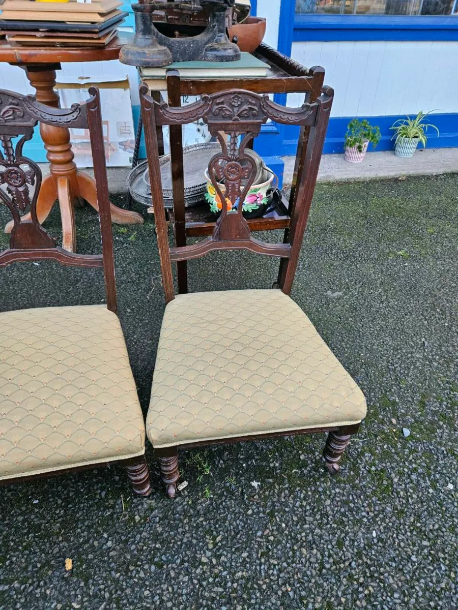 Vintage Antique Chairs - Image 3