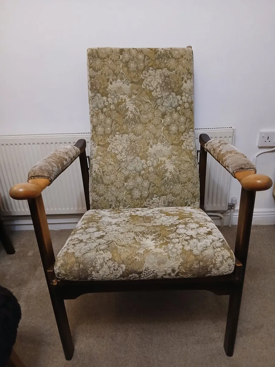 Vintage Scandinavian Recliner - Image 1