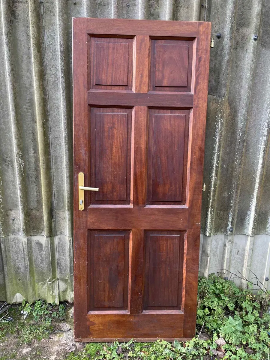 Teak door
