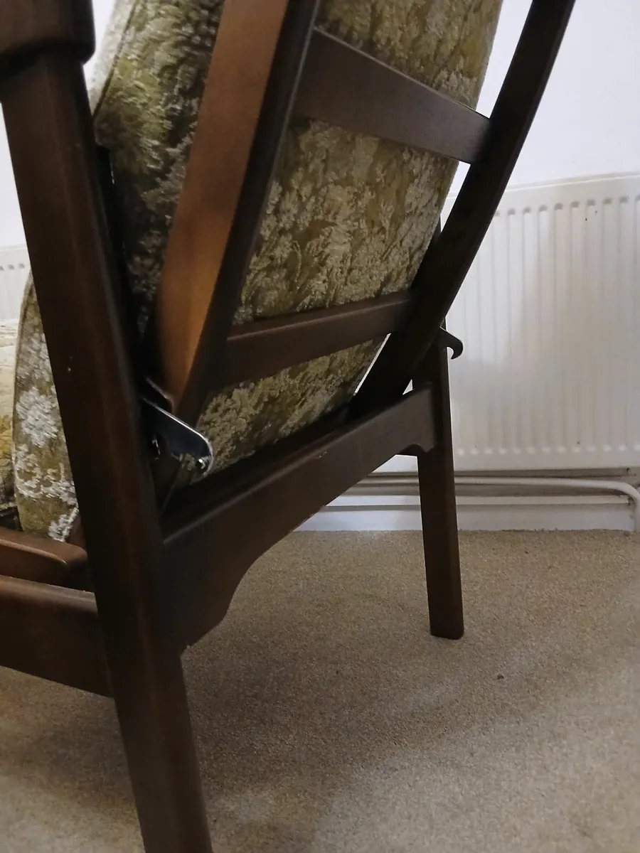 Vintage Scandinavian Recliner - Image 3