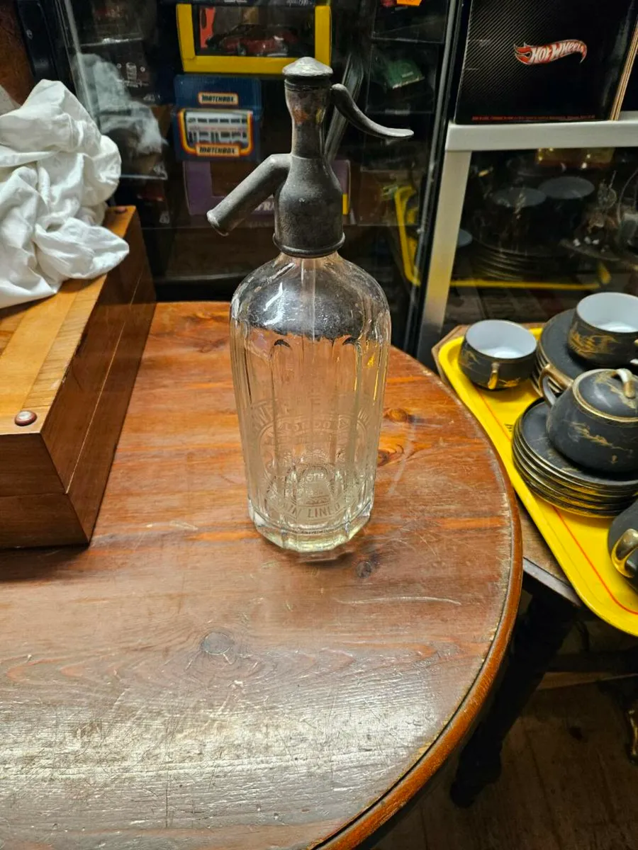 Vintage Retro Soda Water Bottle - Image 1