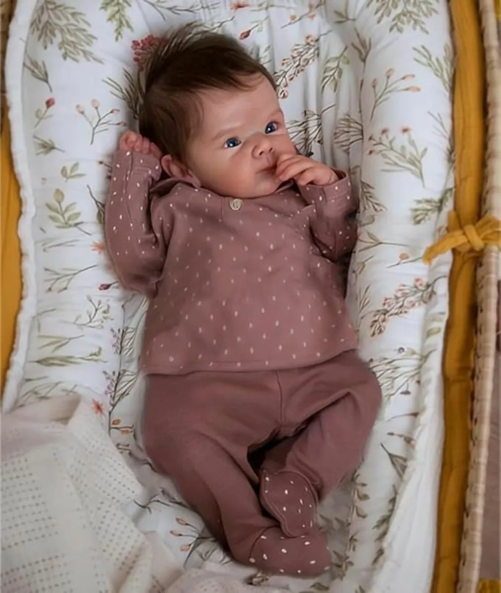 Reborn Baby Girl Doll 48 cm Realistic Silicone Vin - Image 2