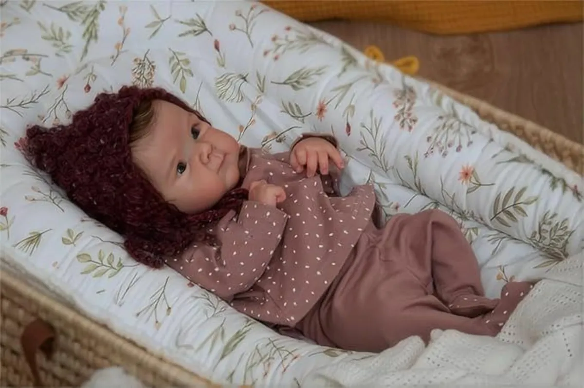 Reborn Baby Girl Doll 48 cm Realistic Silicone Vin - Image 4