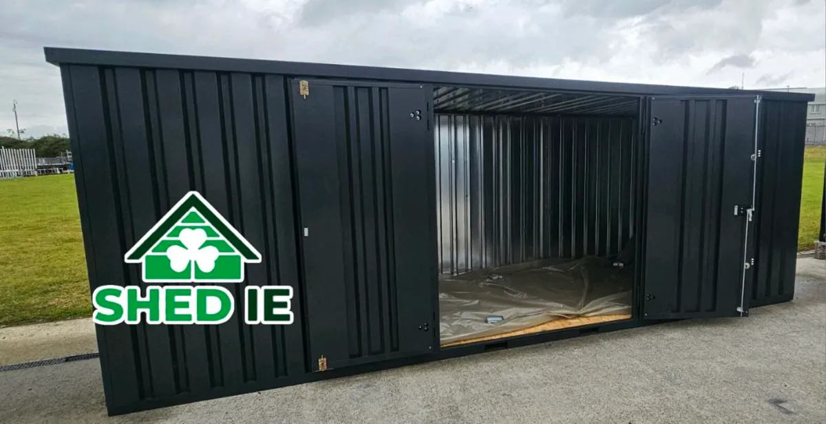 7x20 ft steel flatpack CUBE sheds available - Image 4