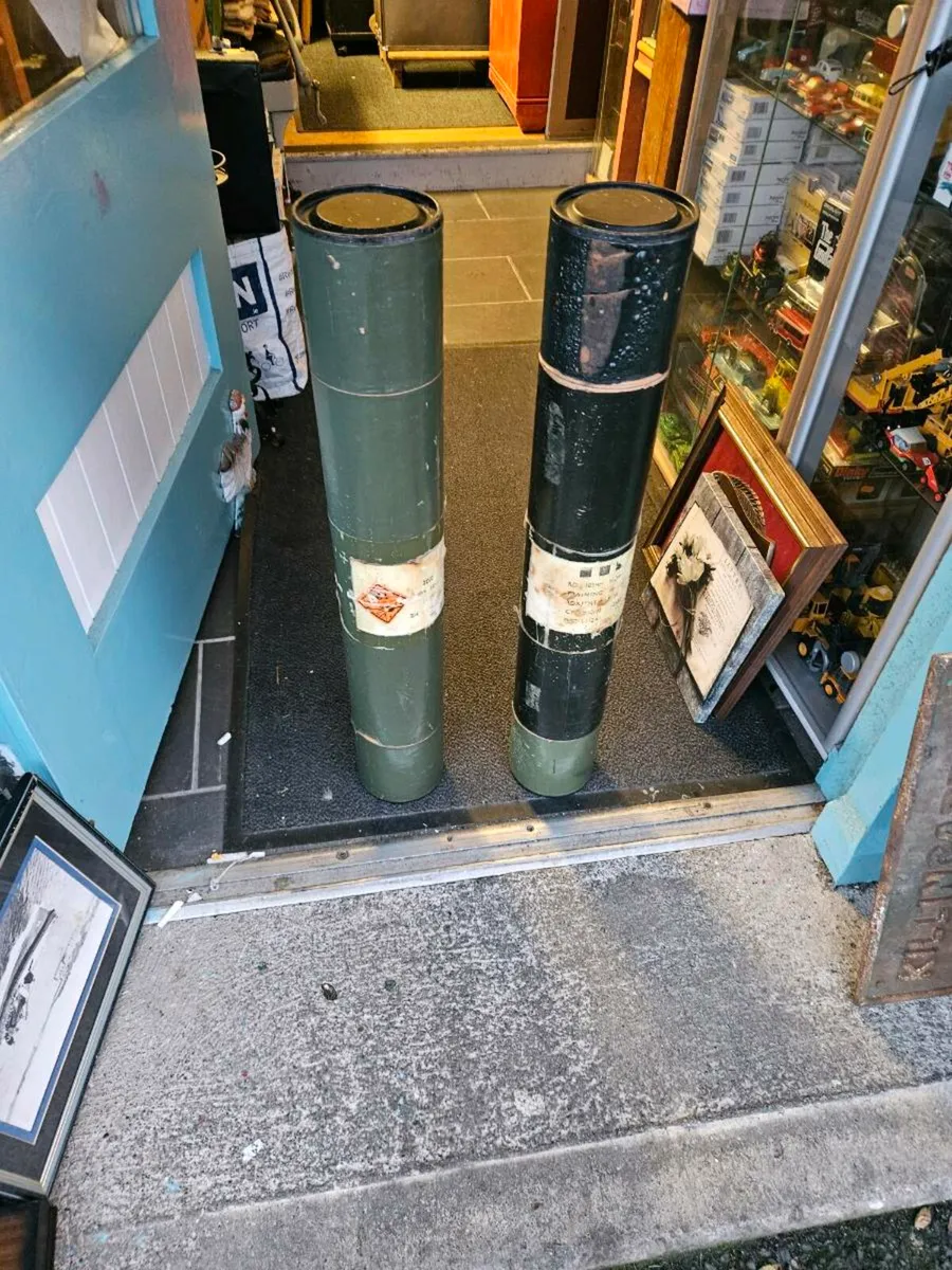 Vintage Army Military Shell Casings - Image 1