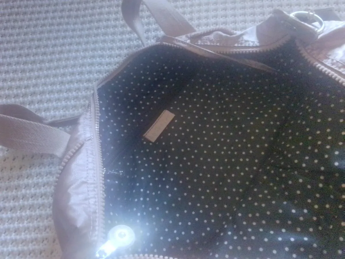 Kipling metallic blush rose pink metallic bag new - Image 2