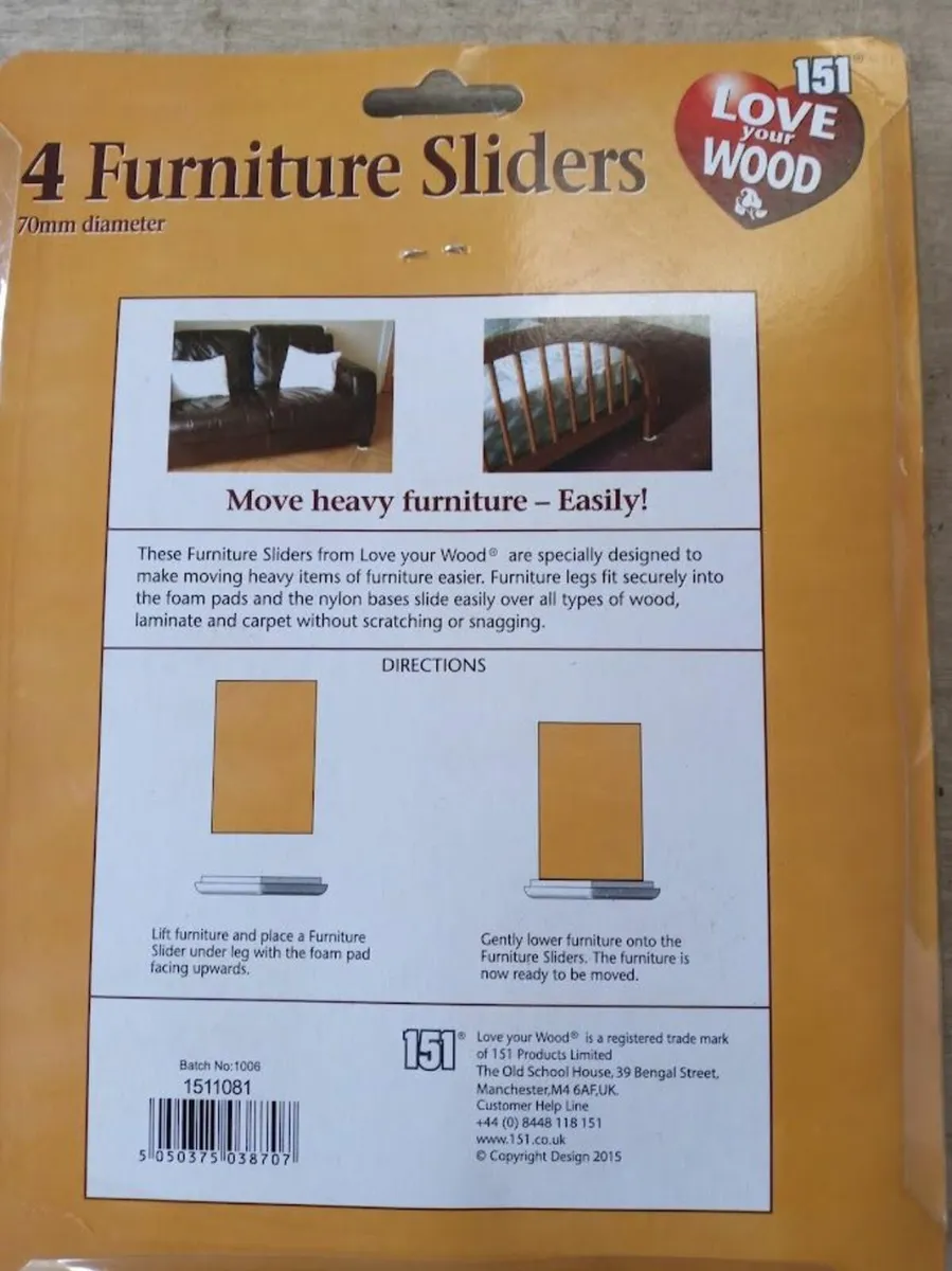 Furniture sliders - Image 2