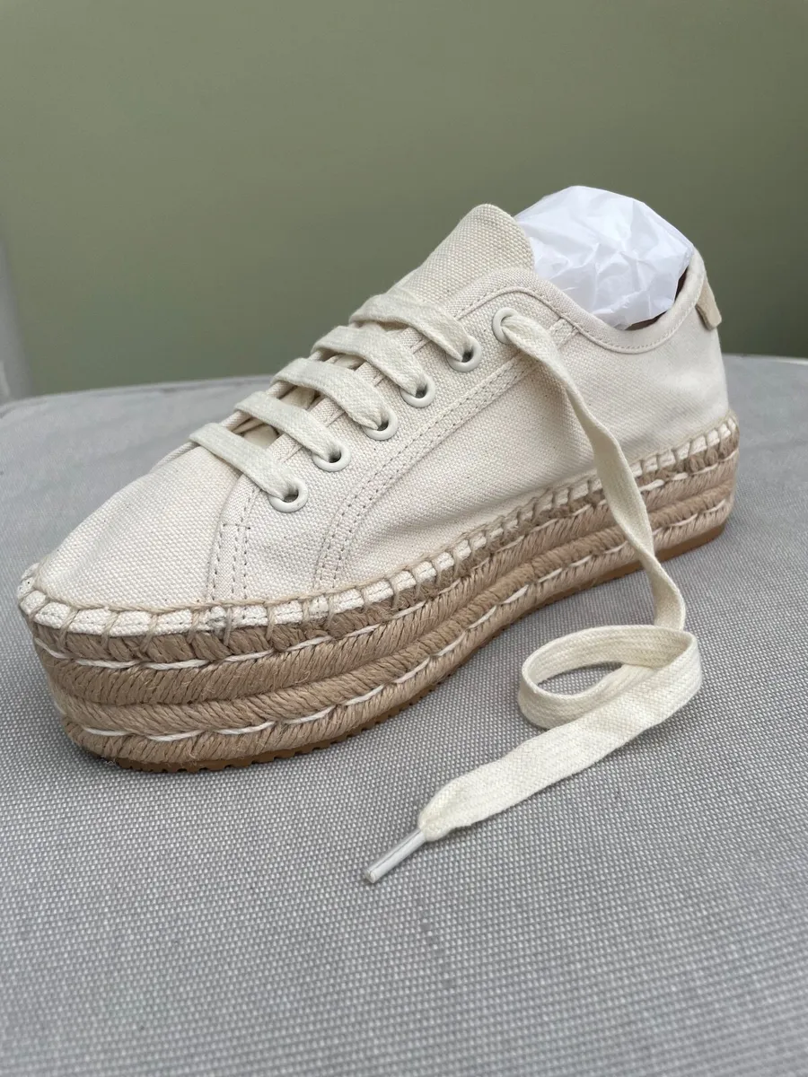Tory Burch Canvas Espadrille Sneakers - Image 3