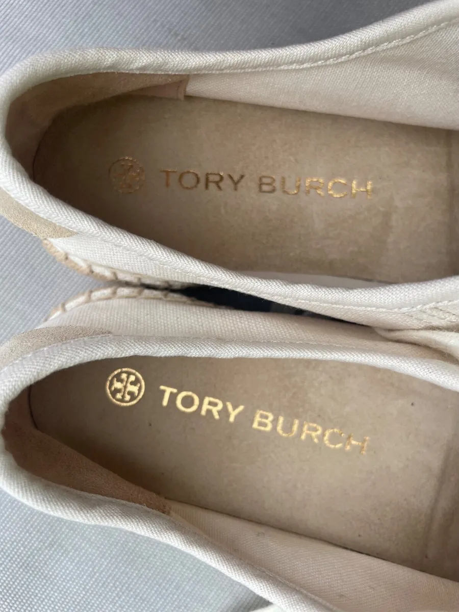 Tory Burch Canvas Espadrille Sneakers - Image 4
