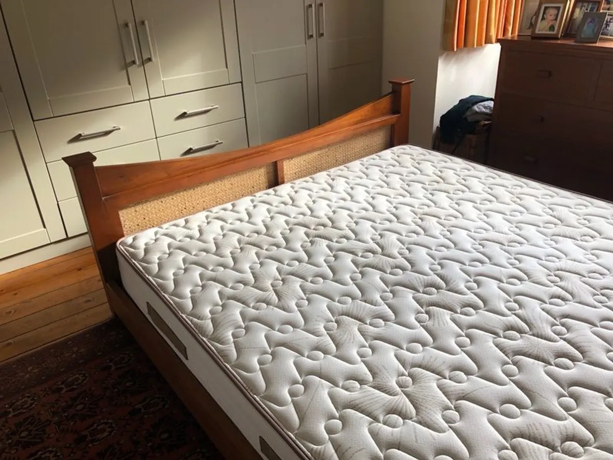 Teak Wooden Bed - Image 2