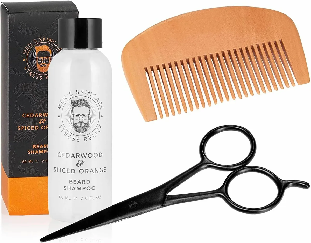 Luxury Beard Care Gift Set – 7-Piece Grooming Kit - Image 3