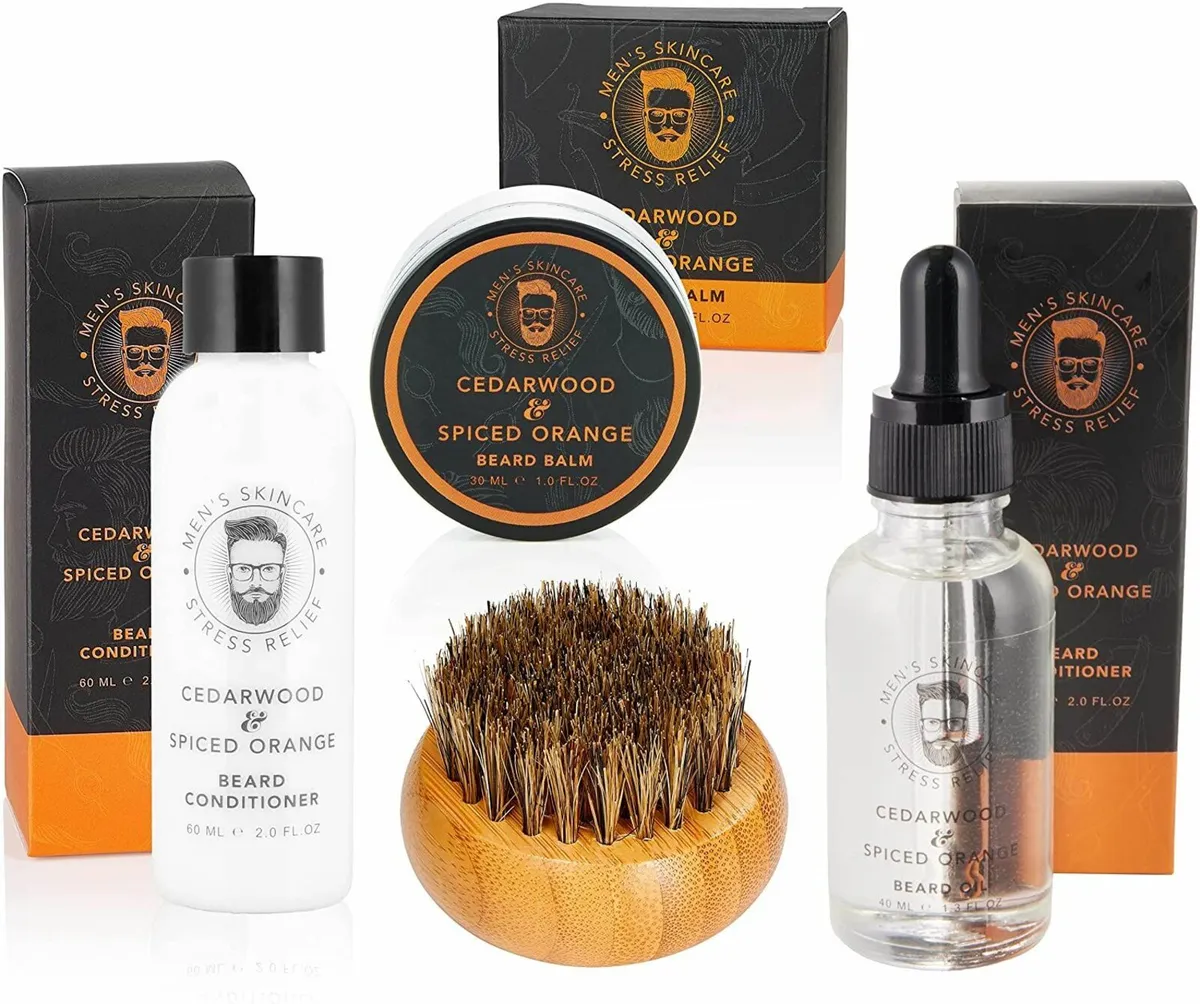 Luxury Beard Care Gift Set – 7-Piece Grooming Kit - Image 4