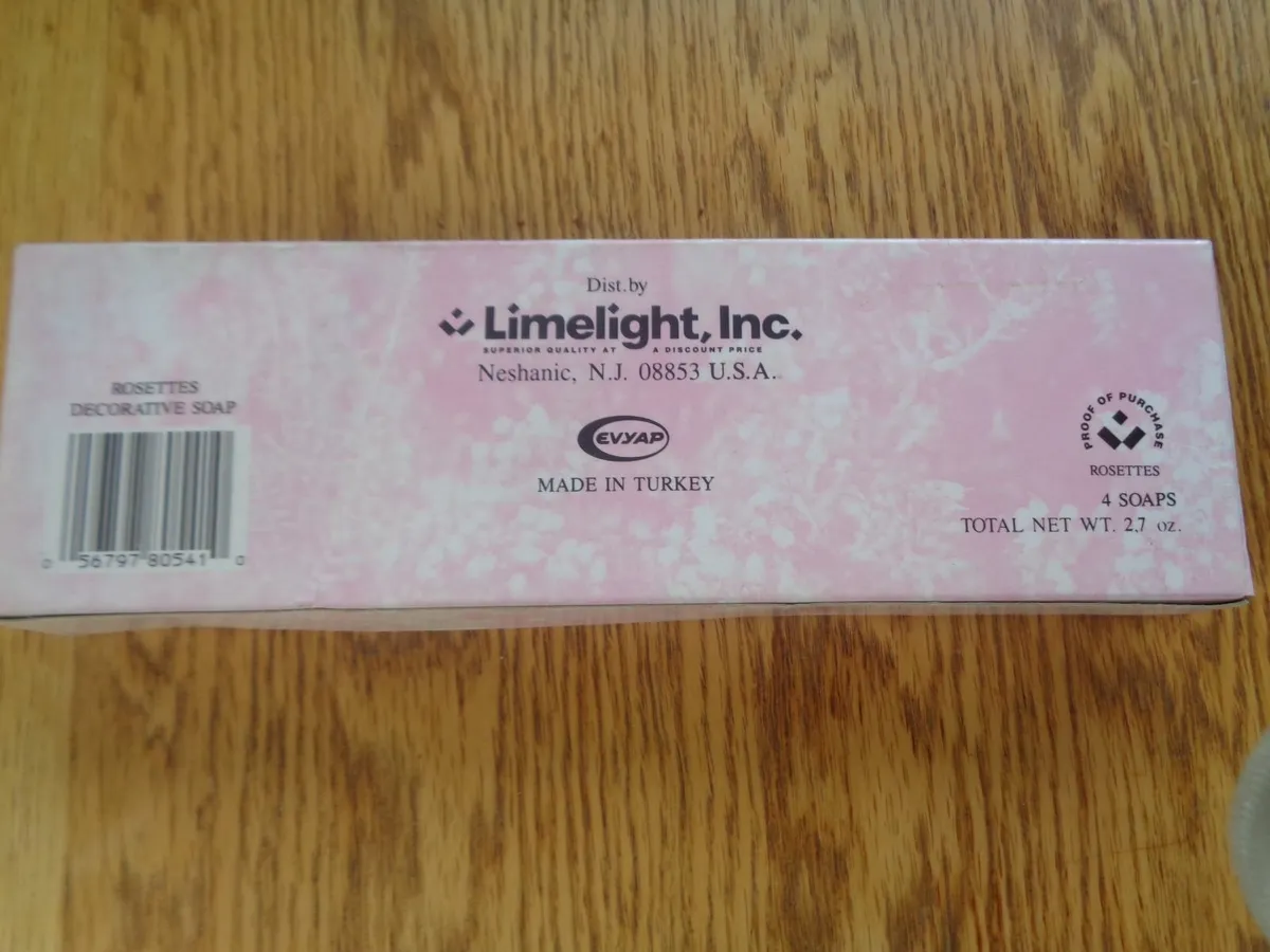 Rosette Decorative Soaps x 4 for Sale - Image 3