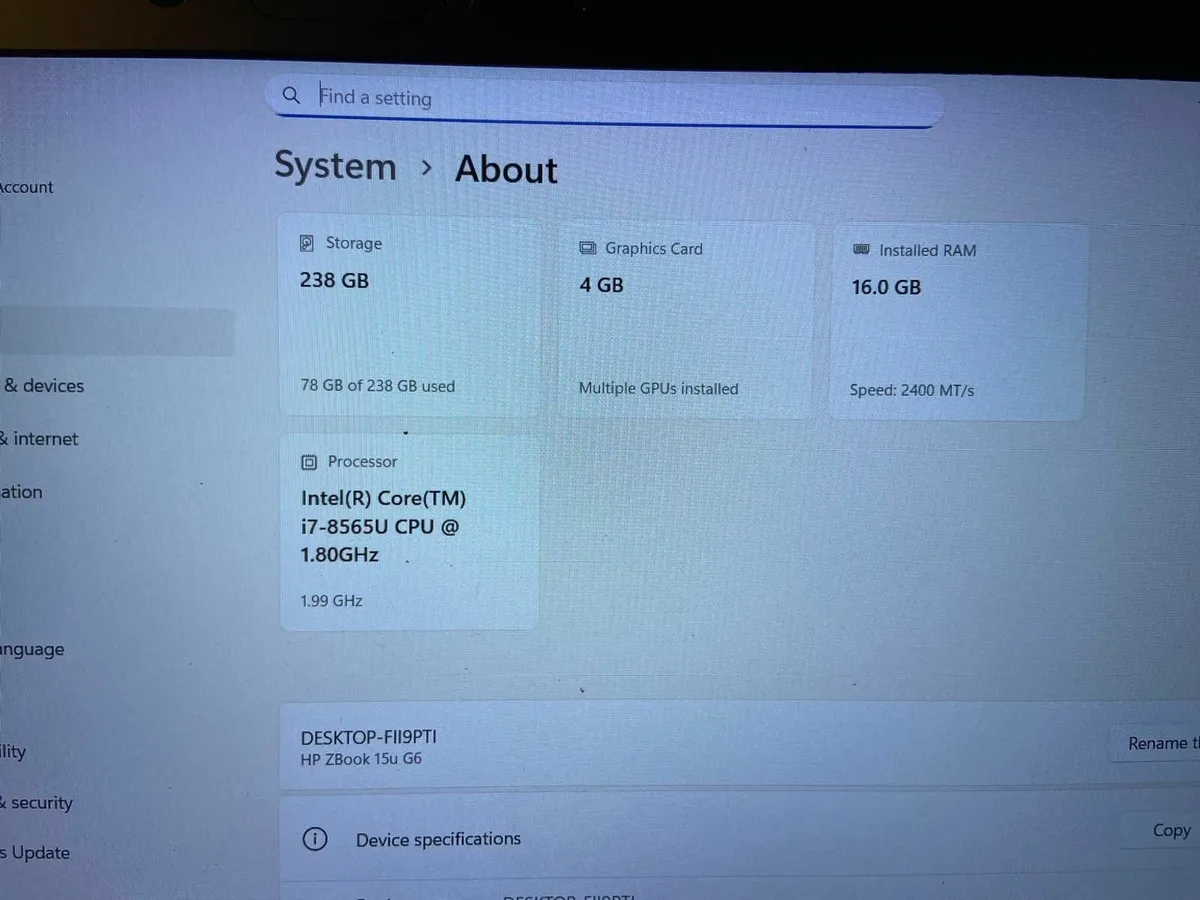 HP Zbook 15U G6 15.6" Mobile Workstation - Image 3