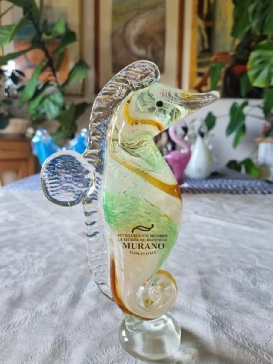 Murano glass water horse - Image 1