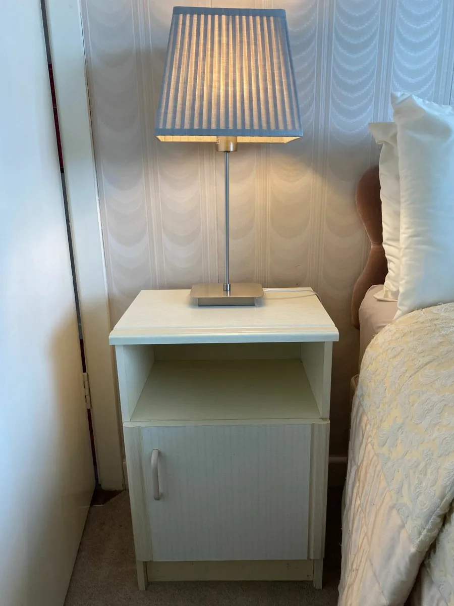 Cream Bedside Locker - Image 1