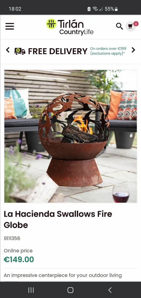 La Hacienda large globe