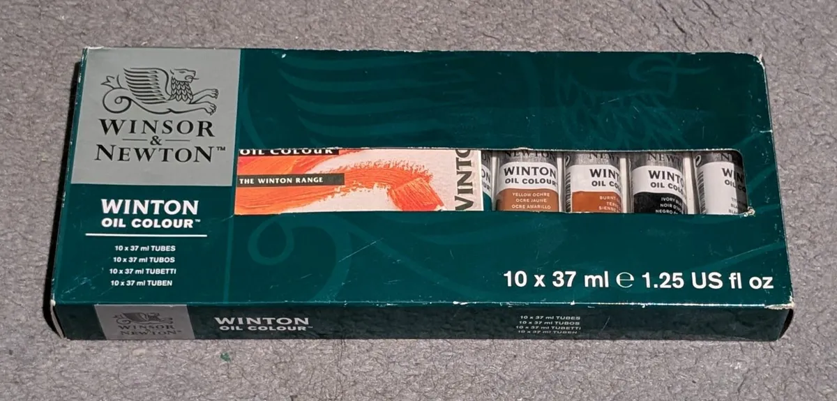 Winton Oil Colours - set of 10 oil paints