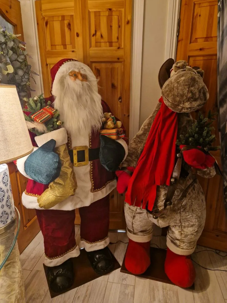 Santa and Mr Moose - Image 1