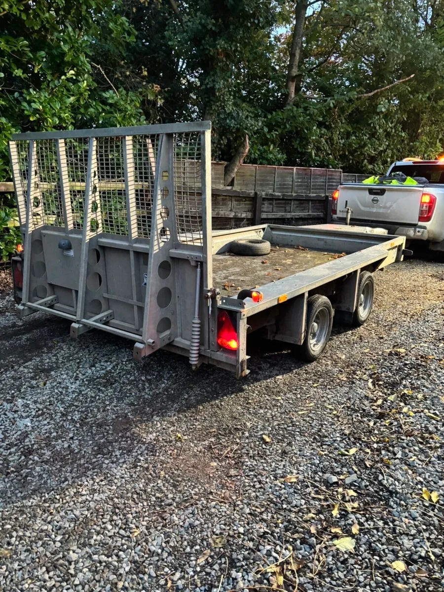 12x6 Ifor Williams plant trailer - Image 3
