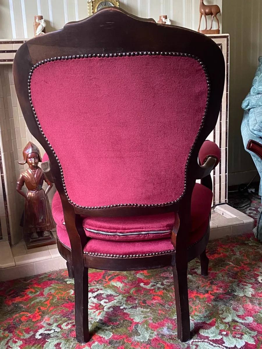 Antique Mahogany Chair - Image 2