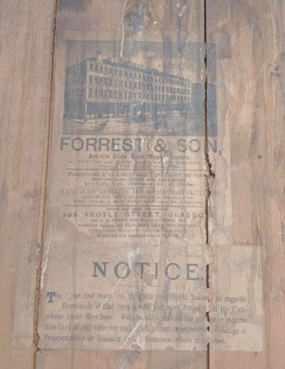 Antique John Walker Whisky mirror - Image 3