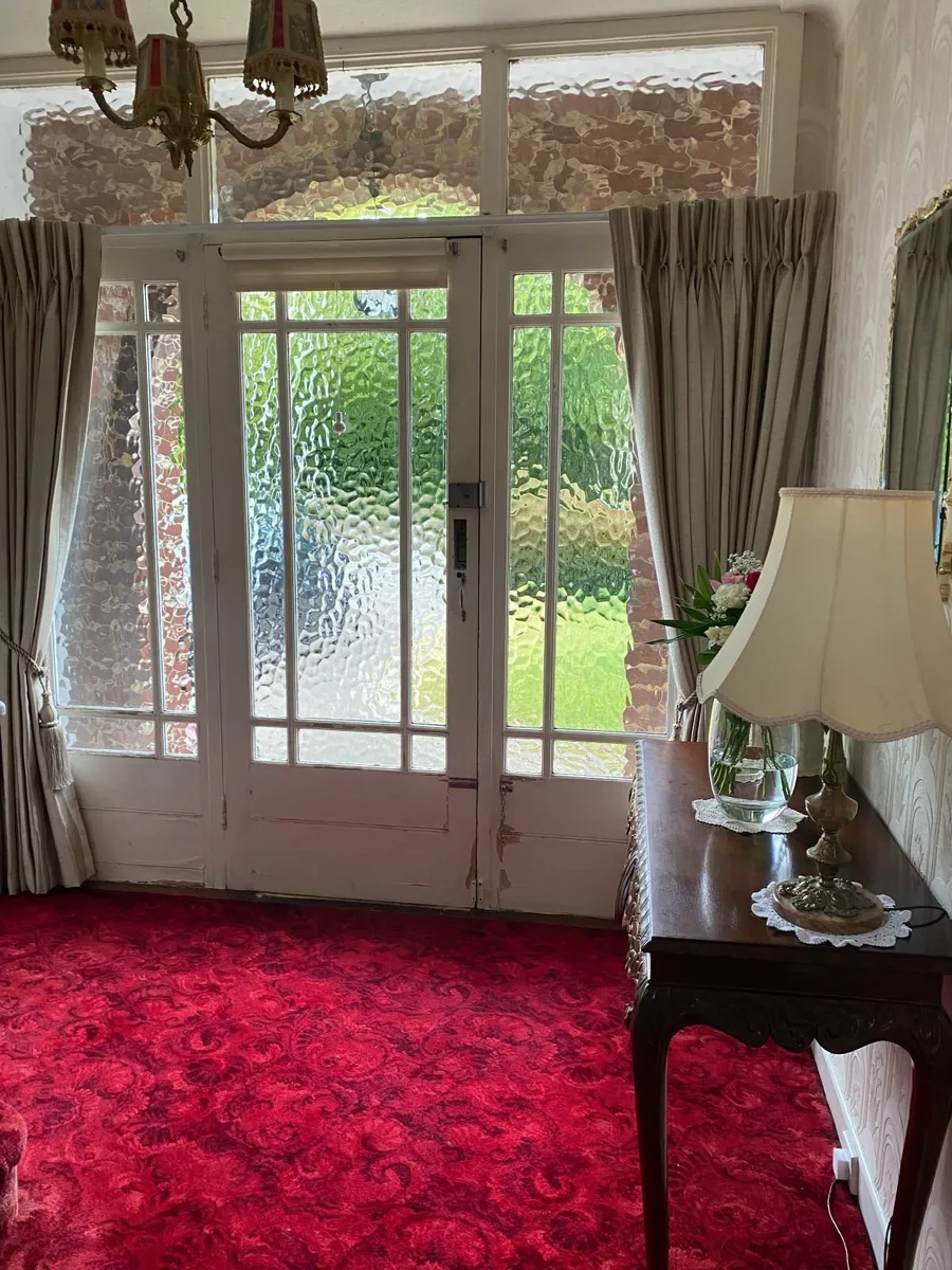 Table Lamp with Cream Shade - Image 2