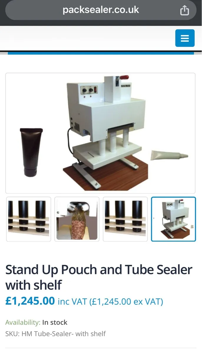 Hulme Martin Heavy-Duty Pouch & Tube Sealer - Image 1