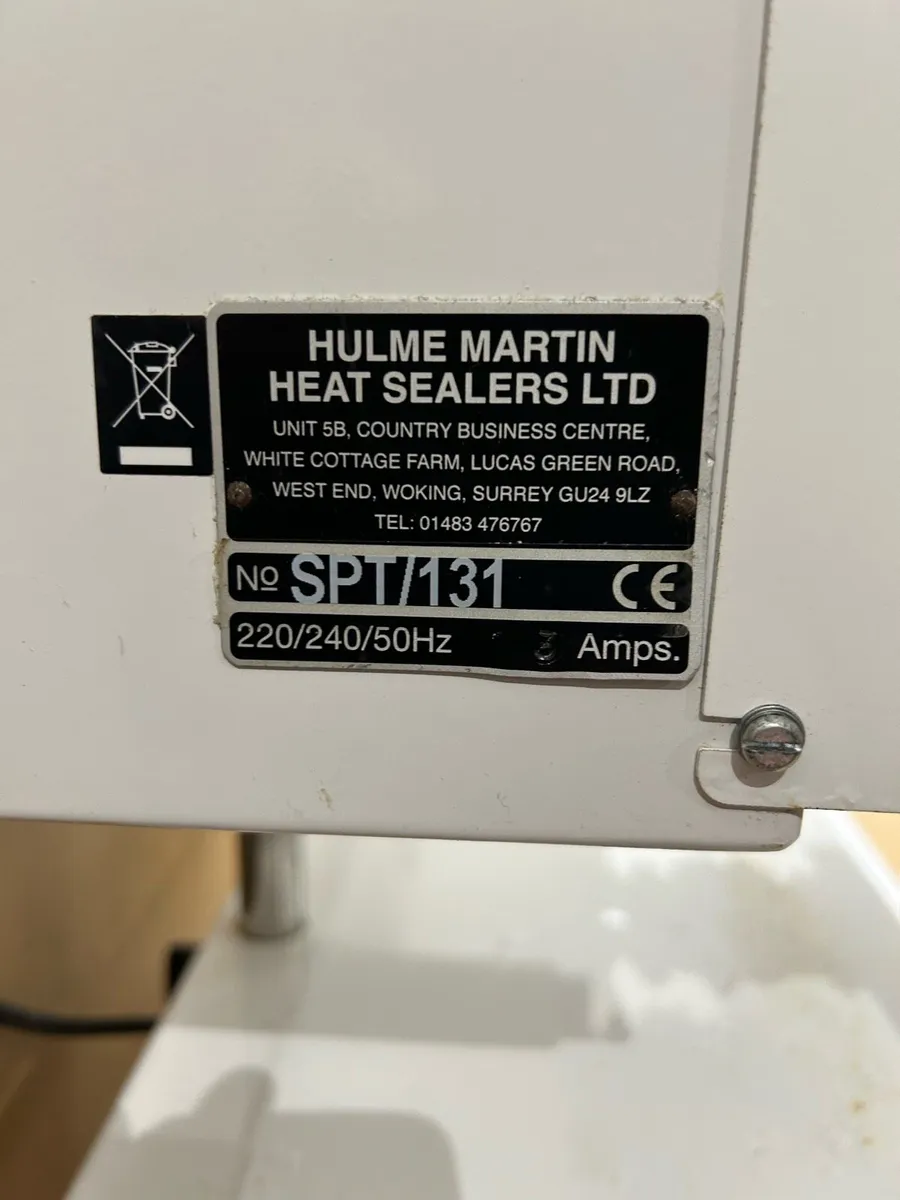 Hulme Martin Heavy-Duty Pouch & Tube Sealer - Image 4