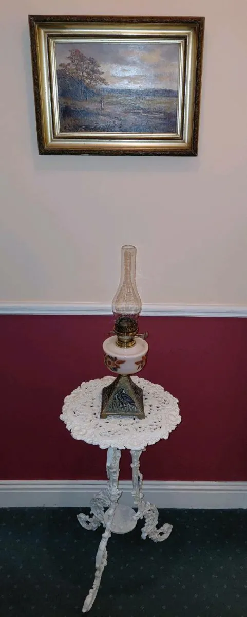 Antique Oil Lamp - Image 3