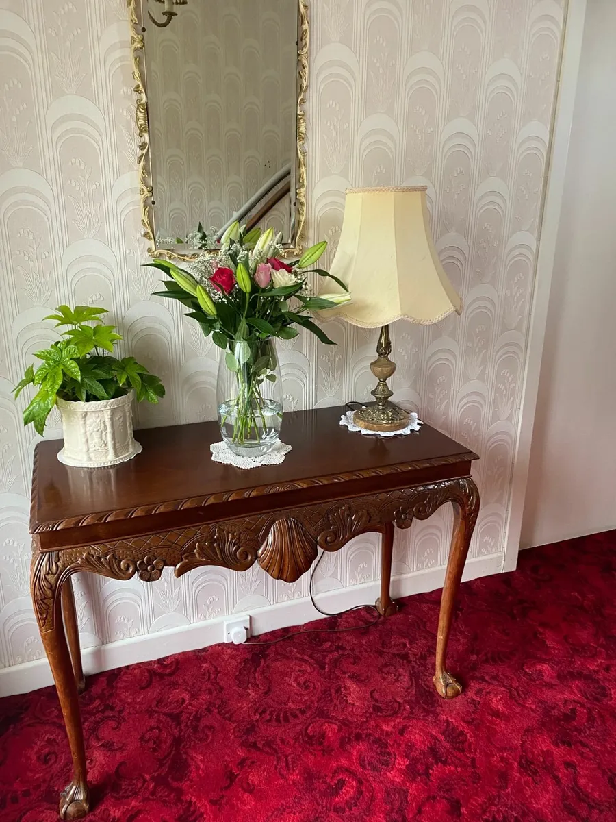 Cream & Gold Framed Mirror - Image 1