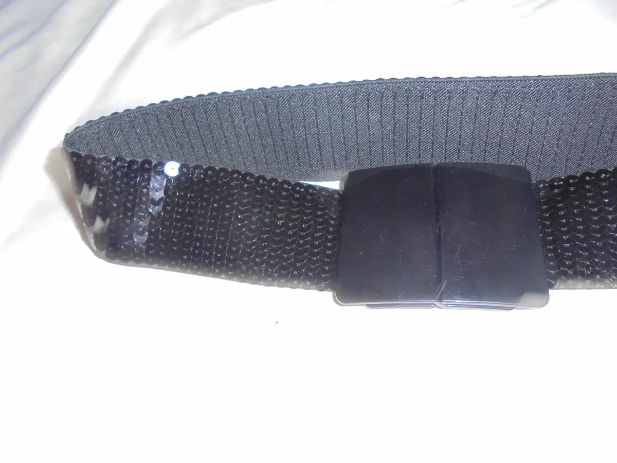 Black Sequenced Belt for Sale - Image 4