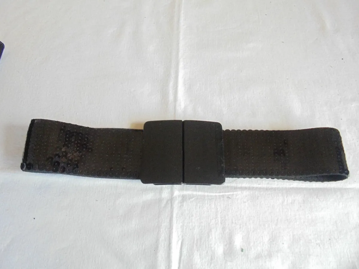 Black Sequenced Belt for Sale - Image 1