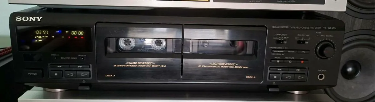 Sony TC-WE405 Twin Stereo Cassette Deck - Image 1