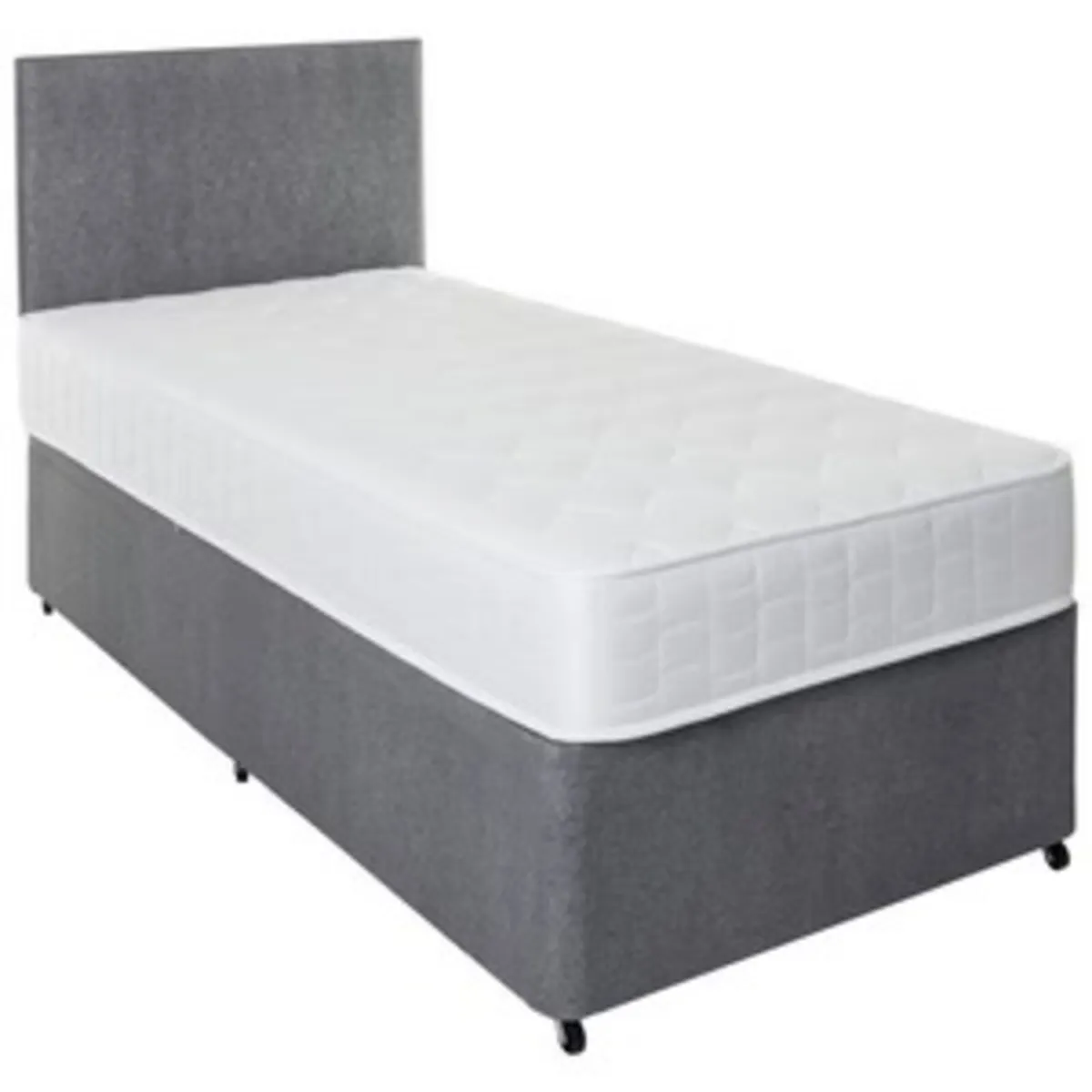 Single Divan Bed with Mattress - Image 1