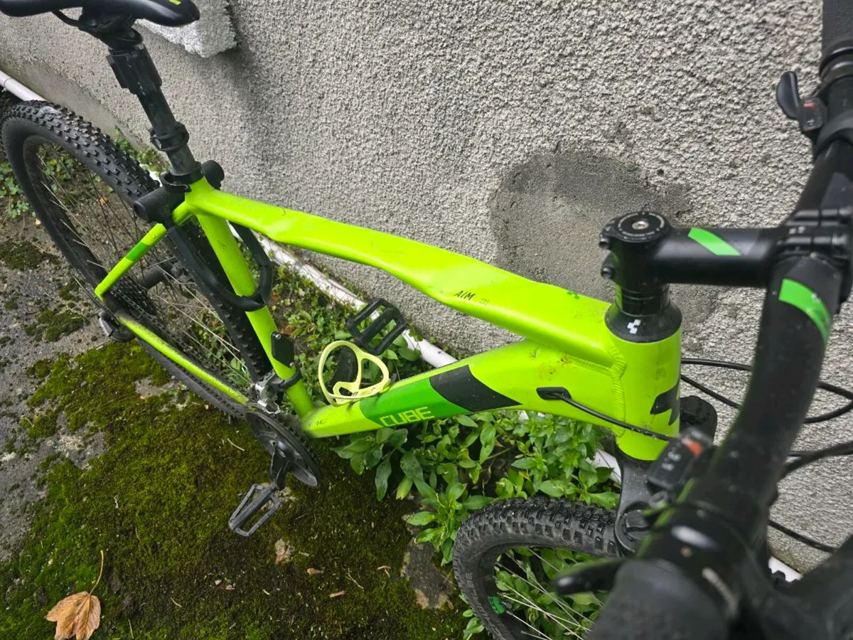 CUBE Mountain Bike Neon Green working great size 2 - Image 3