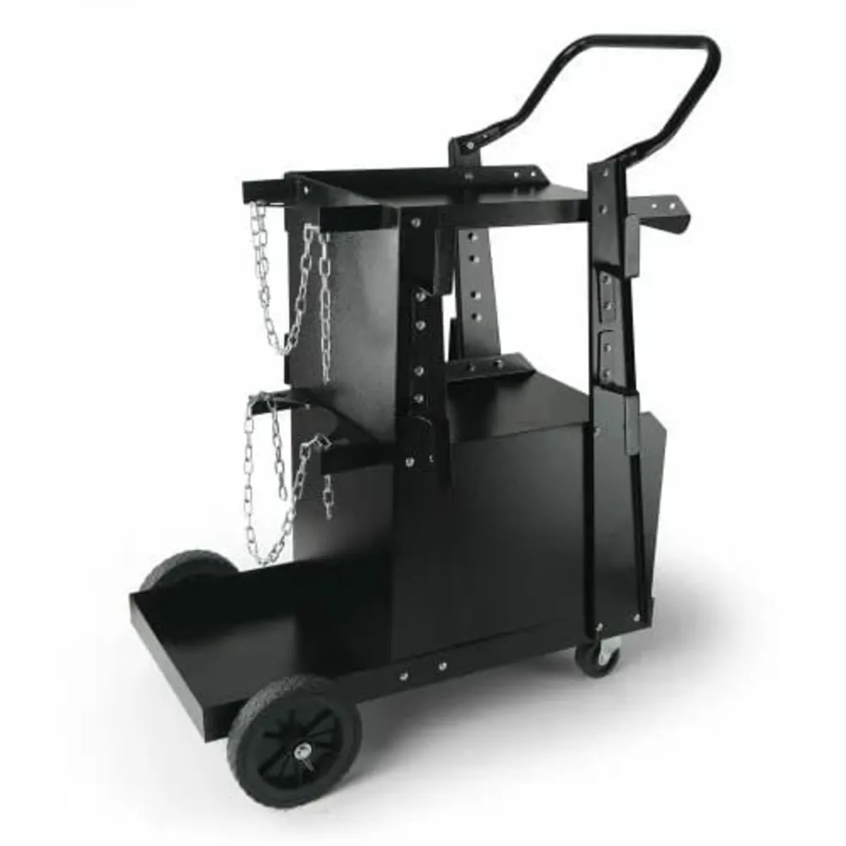 Welding Cart, 2-Tier Heavy Duty Welder Cart with A - Image 1