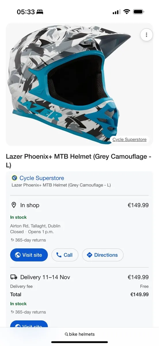 Mountain Bike Helmet - Image 1