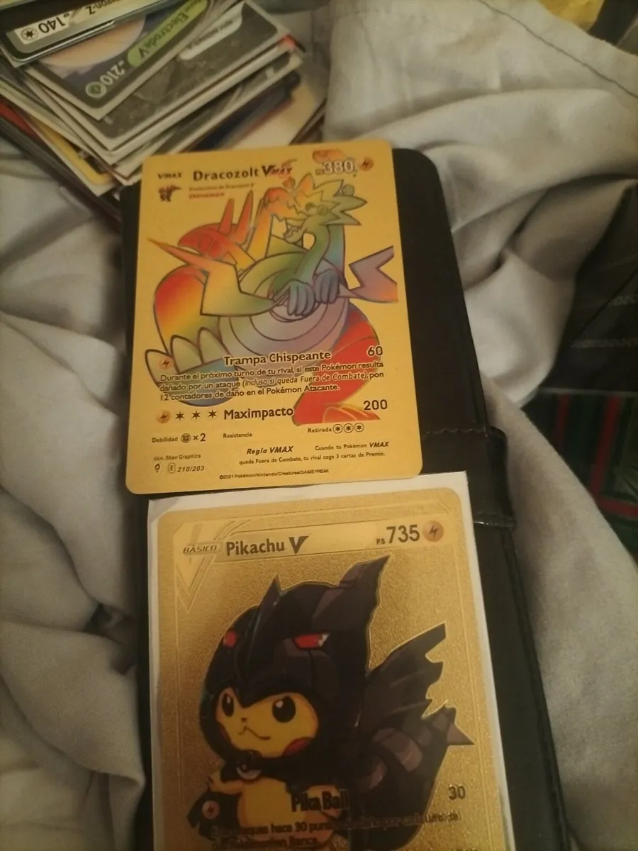 GOLD FOIL POKEMON CARDS SPANISH - Image 1