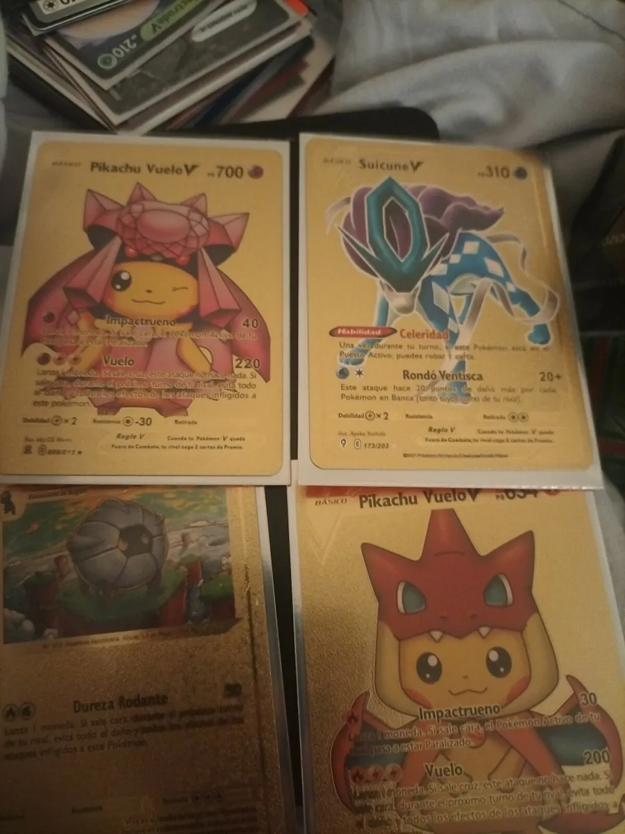 GOLD FOIL POKEMON CARDS SPANISH - Image 2