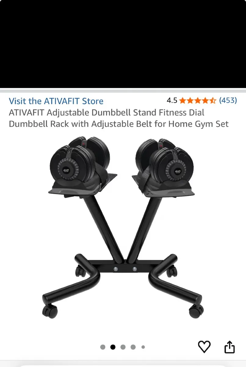 Adjustable dumbbells with stand - Image 3