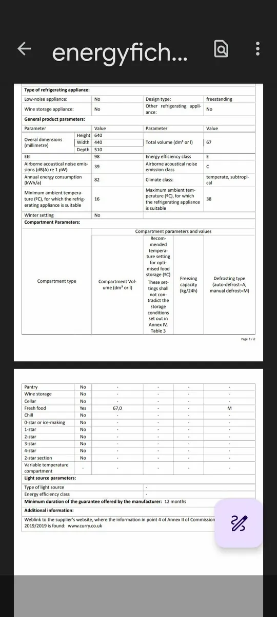 Small Fridge - Image 2