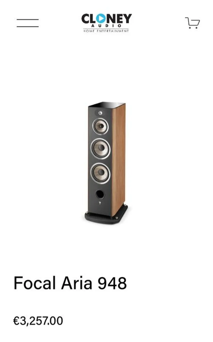 Focal Aria 948 Floorstanders - Immaculate - Image 2