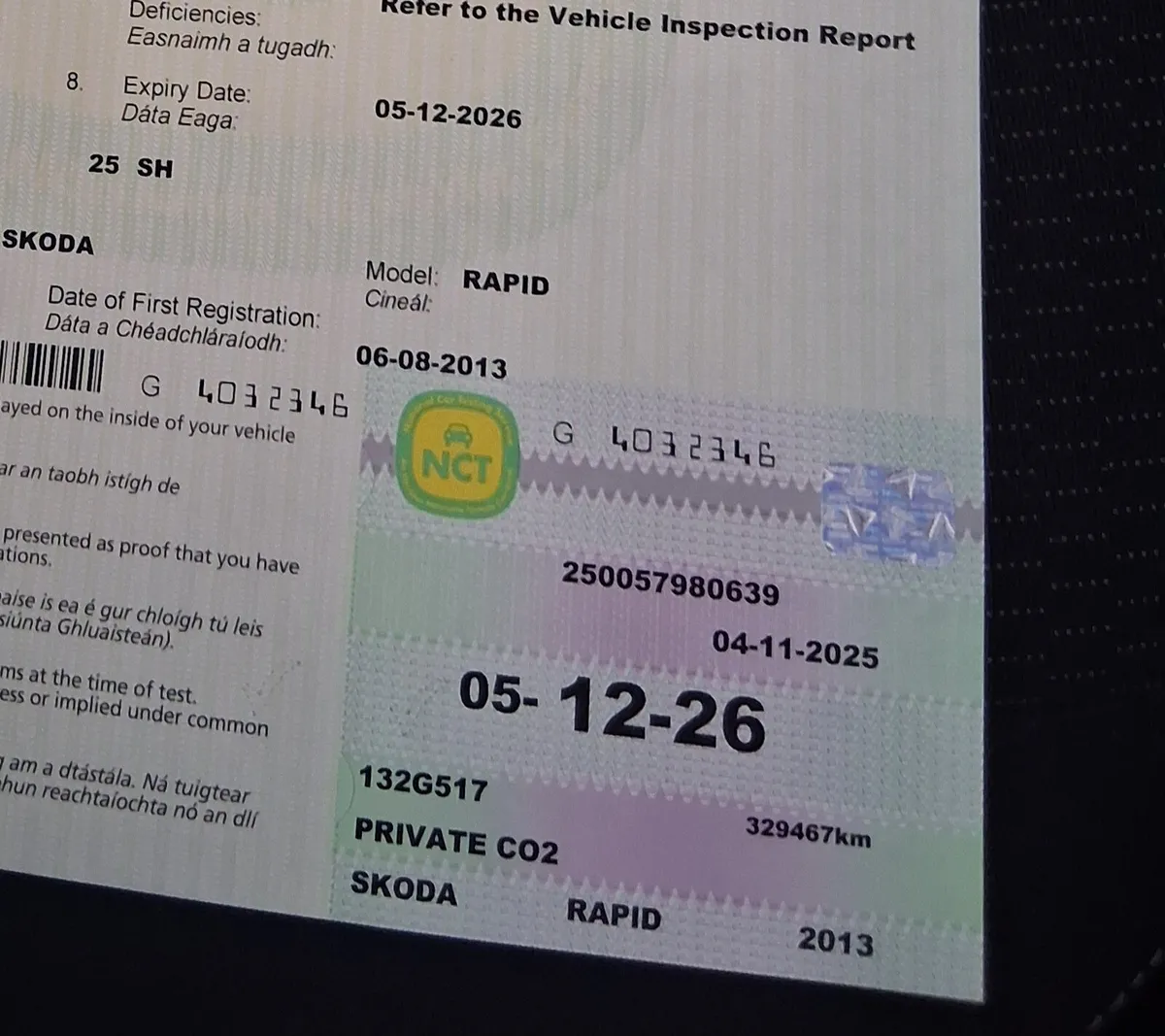 132 Rapid 1.6TDi 105bhp NCT 12/26 - Image 2