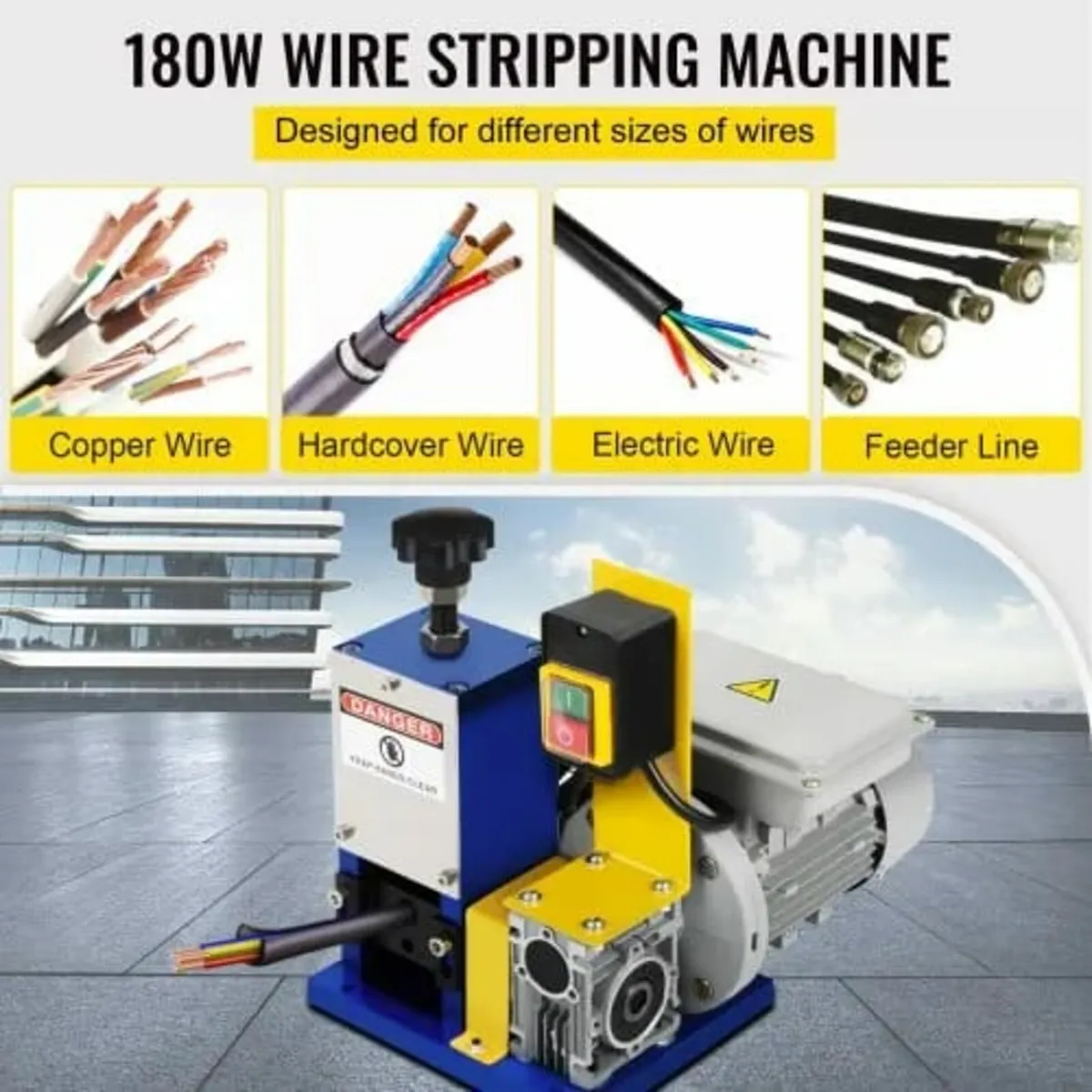 Electric Wire Stripping Machine Φ1.5mm~Φ25mm 180W - Image 4