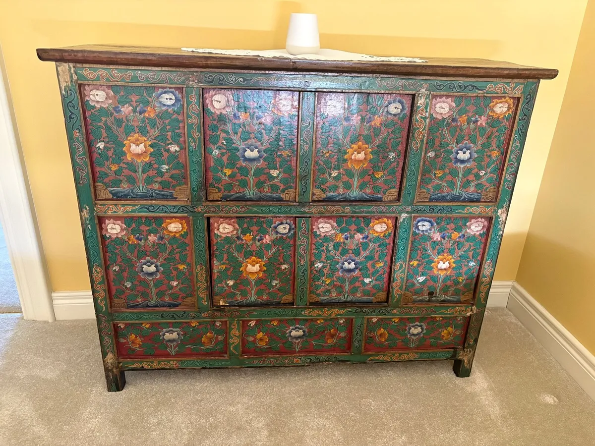 Chinese antique cabinet - Image 2