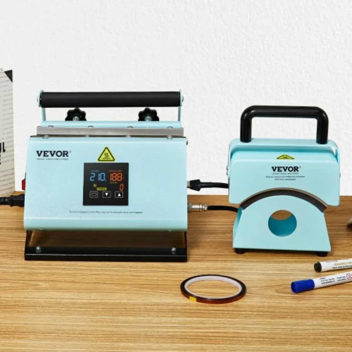 2 in 1 Tumbler and Hat Heat Press Machine, Mini Ha - Image 2