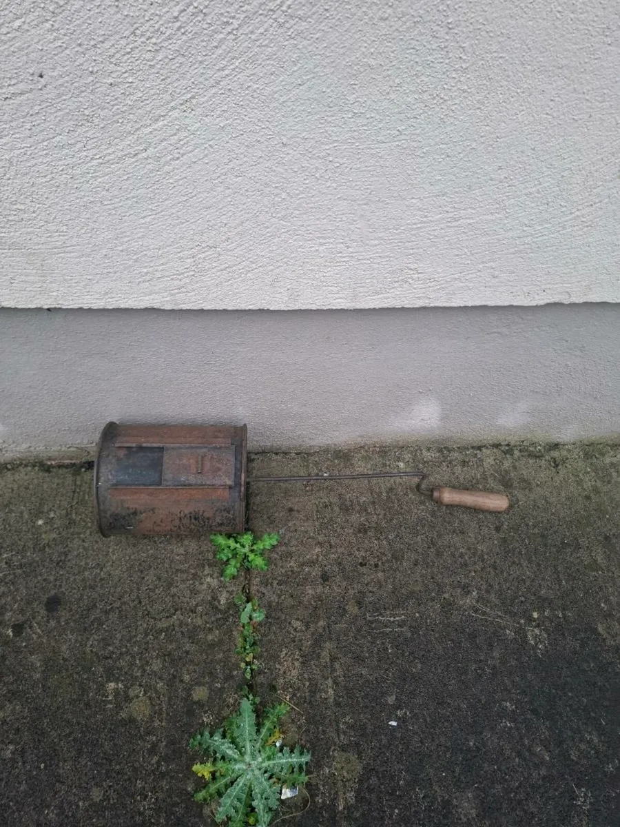 Antique coffee roaster